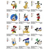 Collection Mickey And Friends Embroidery Designs 01